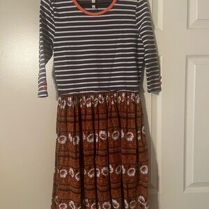 Matilda Jane Striped and Floral Dress